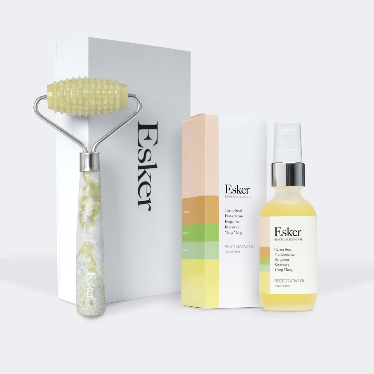 Allover Roller + Restorative Oil Duo - Esker