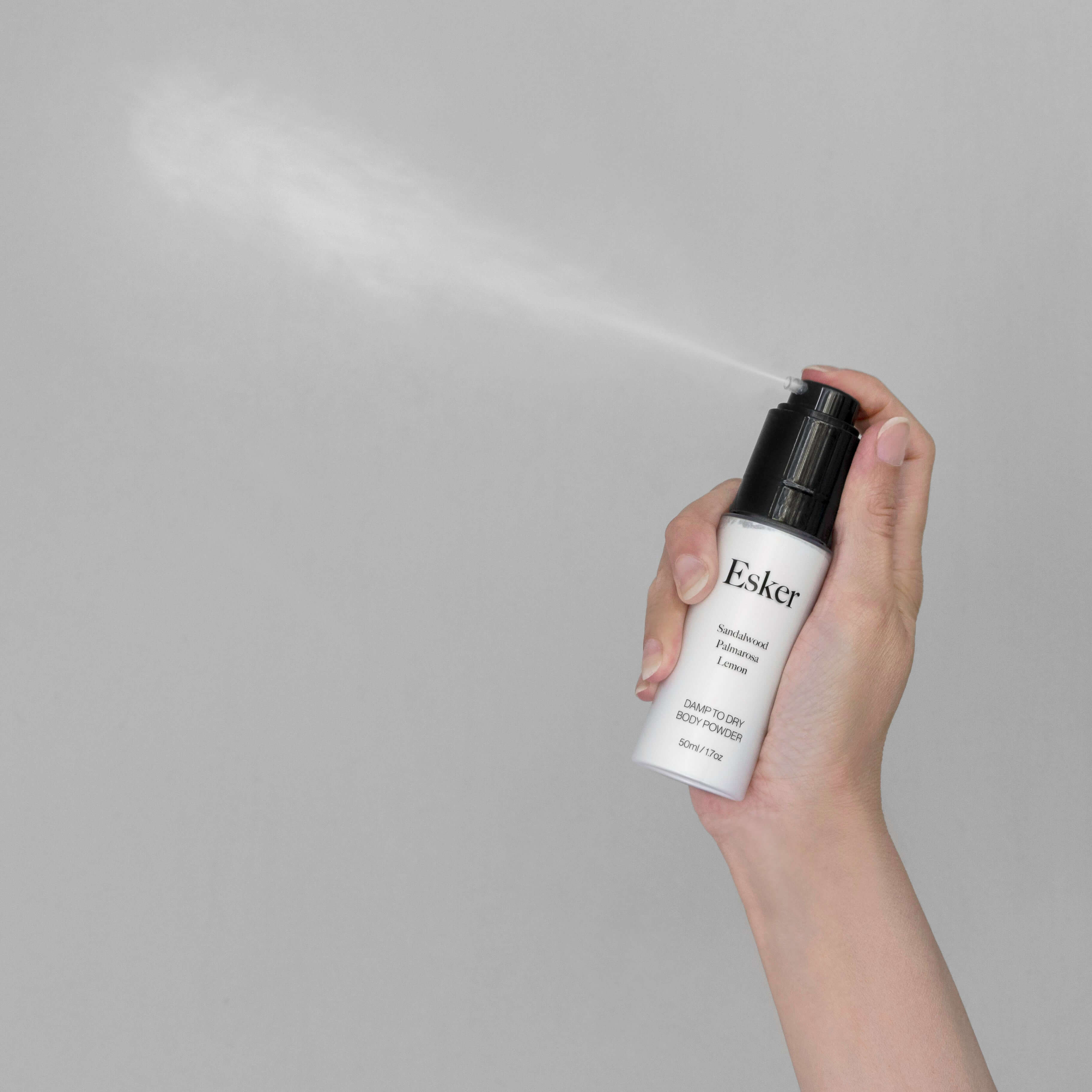 Esker Damp to Dry Body Powder