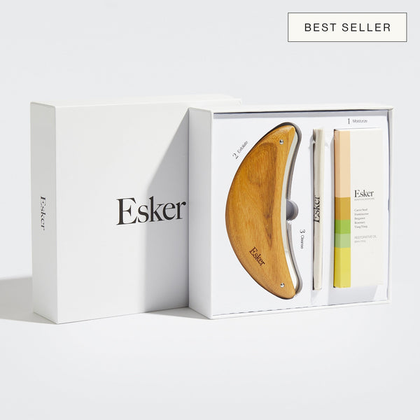 Esker Body Plane Exfoliation Tool Set in its gift box, Best Seller