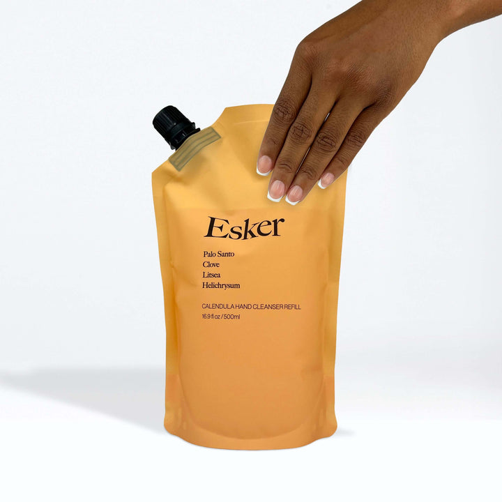 Calendula Hand Cleanser + Refill Bundle - Esker