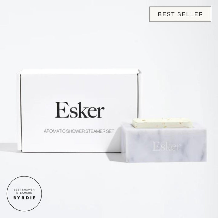 Esker Shower Steamer Discovery Set, Best Seller, Byrdie Best Shower Steamers
