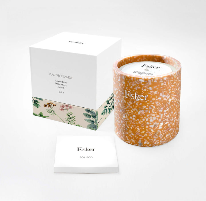 Terracotta Plantable Candle - Esker