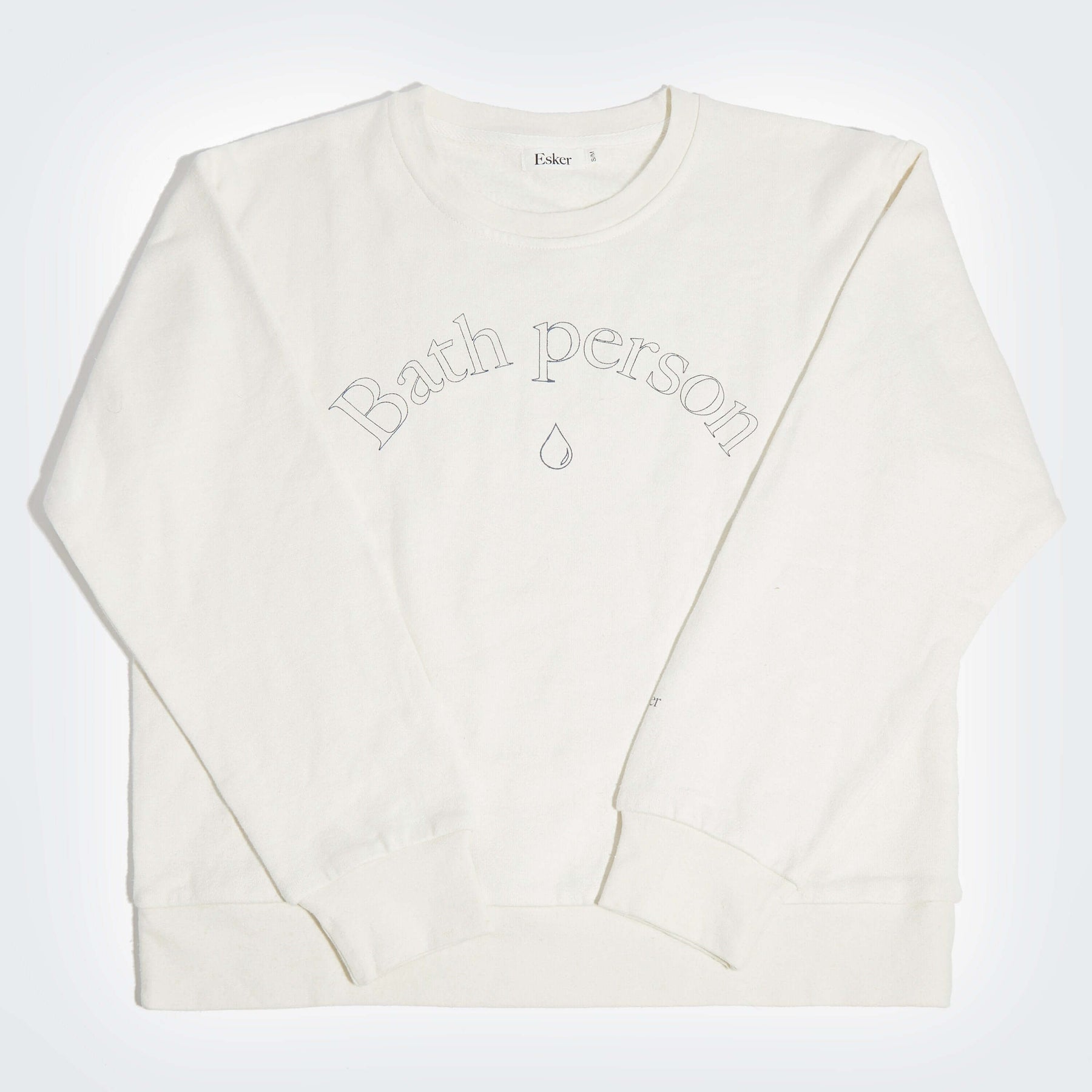 Bath Person Cotton Sweatshirt - Esker