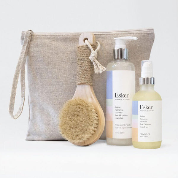 Esker - Dry Brush with All Natural Bristles | Vegan, Cruelty-Free, Clean  Beauty