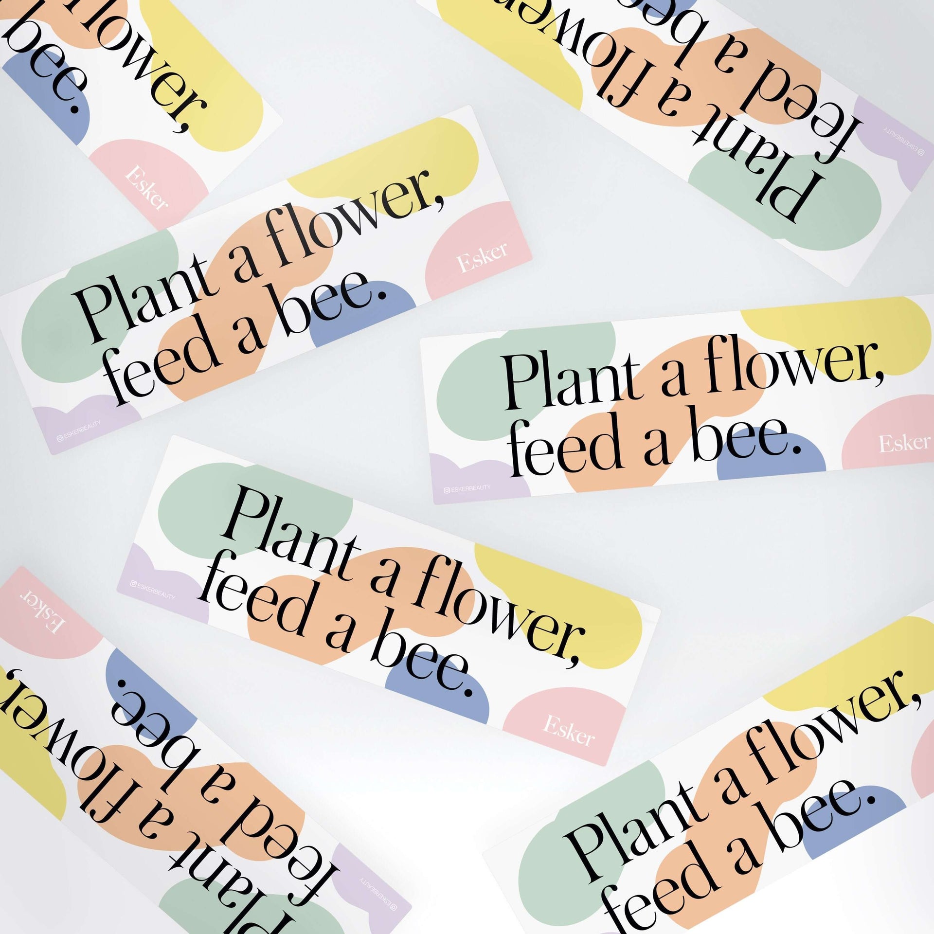 Plant a Flower Feed a Bee Bumpersticker
